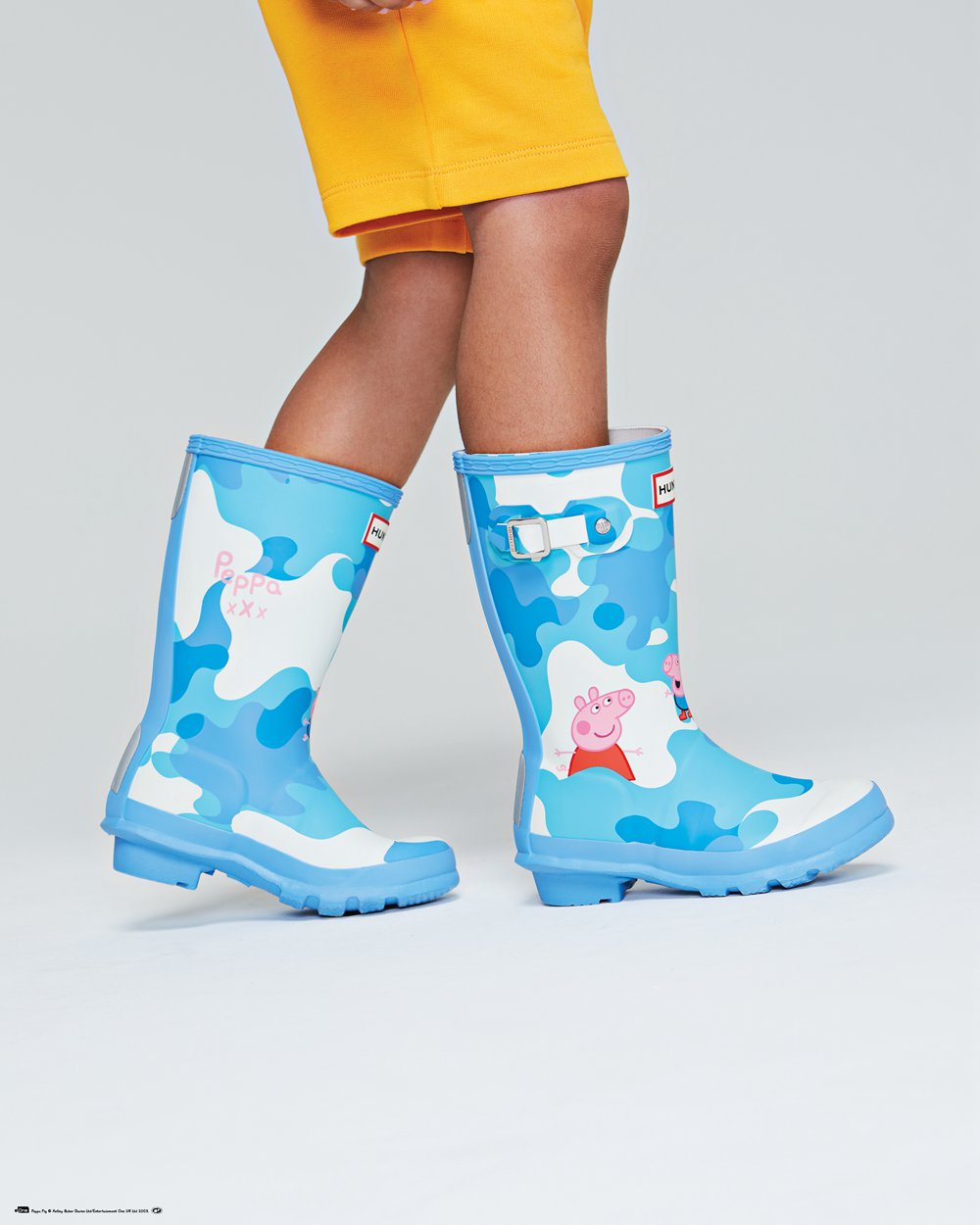 Kids Hunter Rain Boots Blue - Original Little Peppa Pig - 7162385-KF